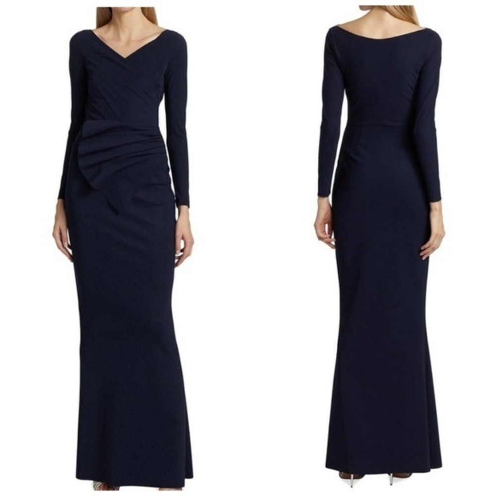 Chiara Boni La Petite Robe Kaya Long Mermaid Gown Maxi Dress
Blue US 4 $995